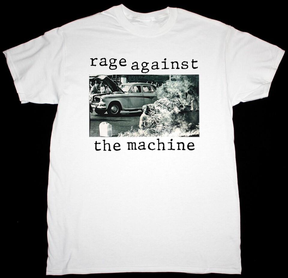 RAGE AGAINST THE MACHINE RATM 1992 Cotton White Unisex Comfort Colors T-Shirt