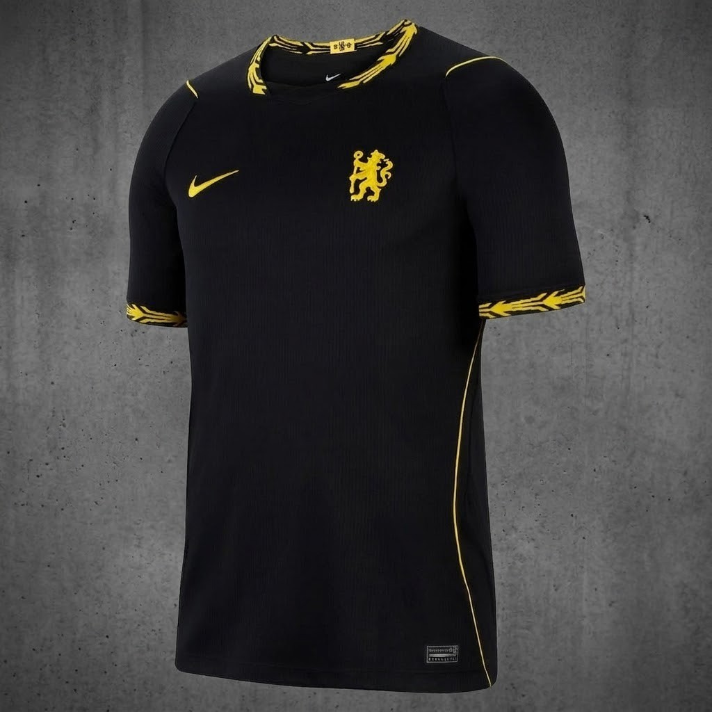 Chelsea 26/27 Away Black Personalised Football Jersey Name Number Soccer