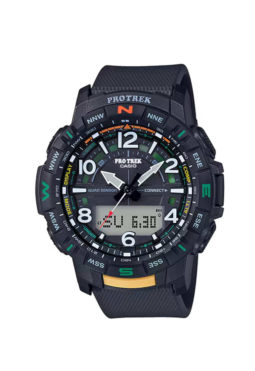 Casio PRO TREK 51mm Resin Case and Band Men's Watch - Black (PRT-B50-1) Casio PRO TREK 51mm Resin Case and Band Men's Watch - Black (PRT-B50-1)