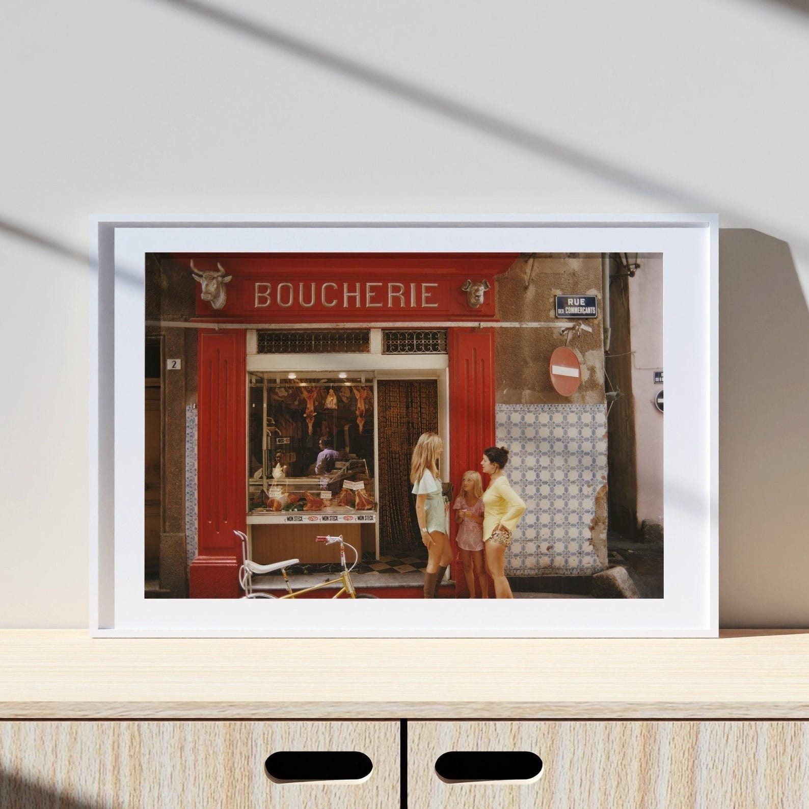 Slim Aarons Saint Tropez Boucherie Poster Vintage Photography Print - Unframed