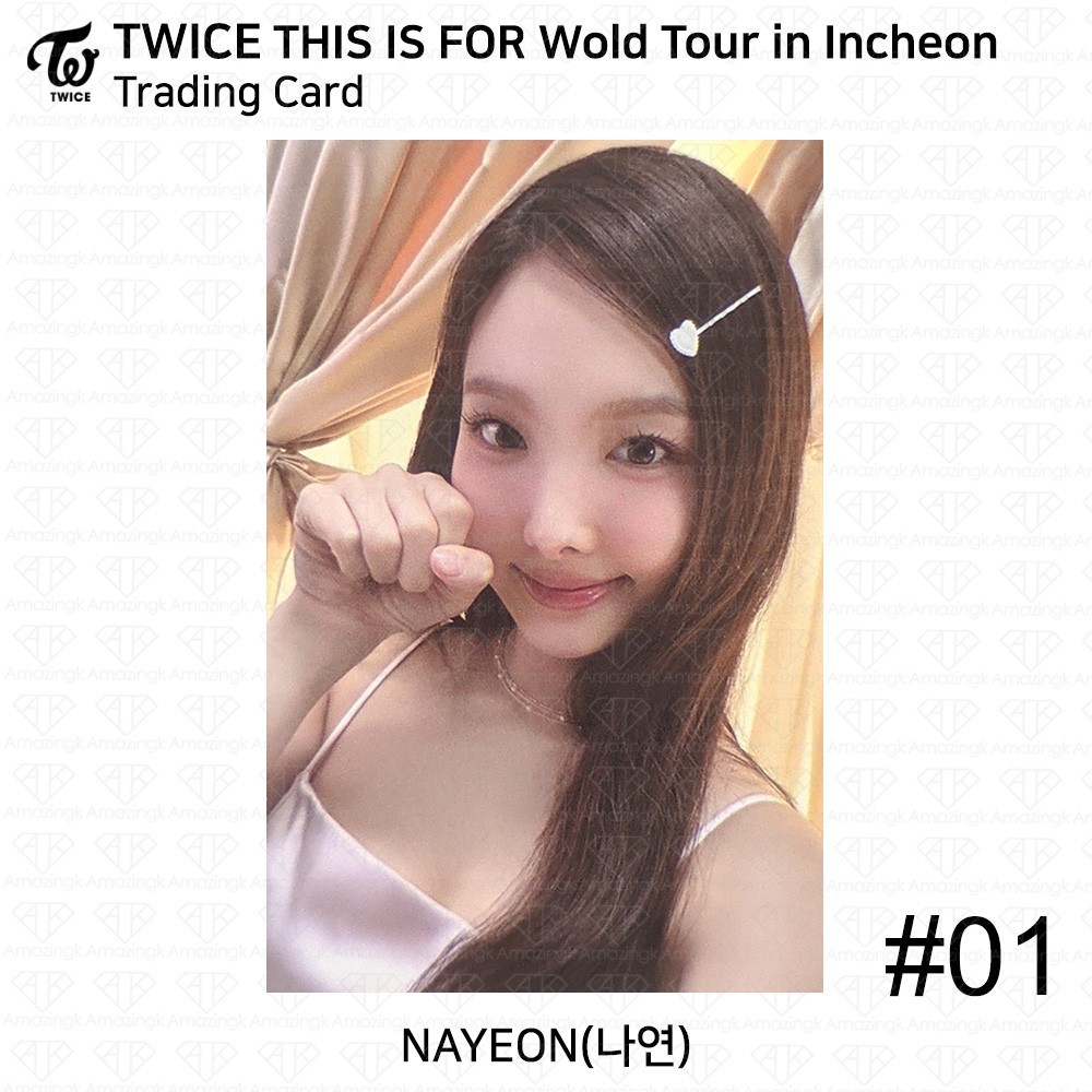 TWICE THIS IS FOR World Tour In INCHEON Trading Card KPOP K-POP MOMO SANA MINA TWICE THIS IS FOR World Tour In INCHEON Trading Card KPOP K-POP MOMO SANA MINA