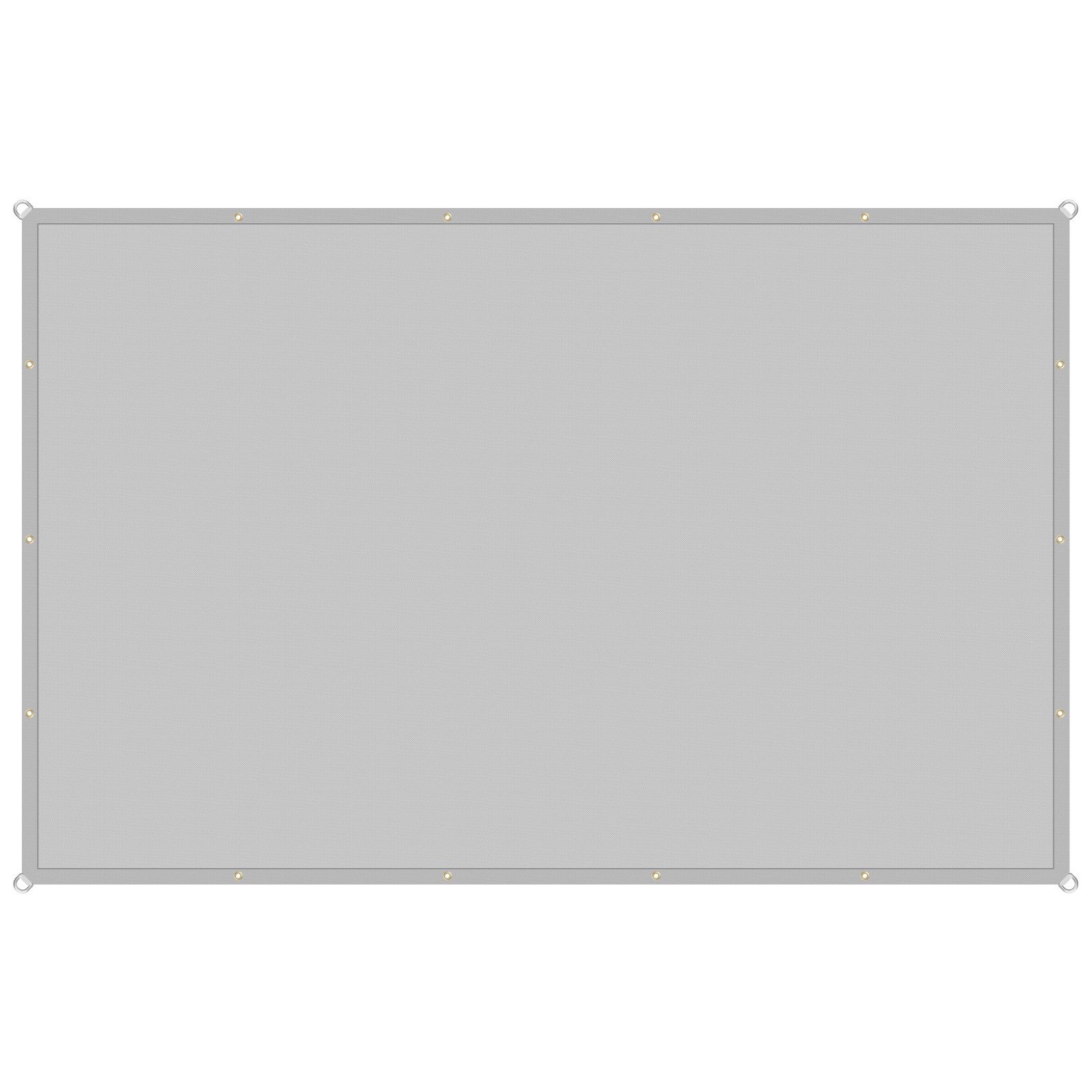 2-7FT Gray Rectangle Waterproof Sun Shade Sail UV Blocker Patio Pool Cover 2-7FT Gray Rectangle Waterproof Sun Shade Sail UV Blocker Patio Pool Cover