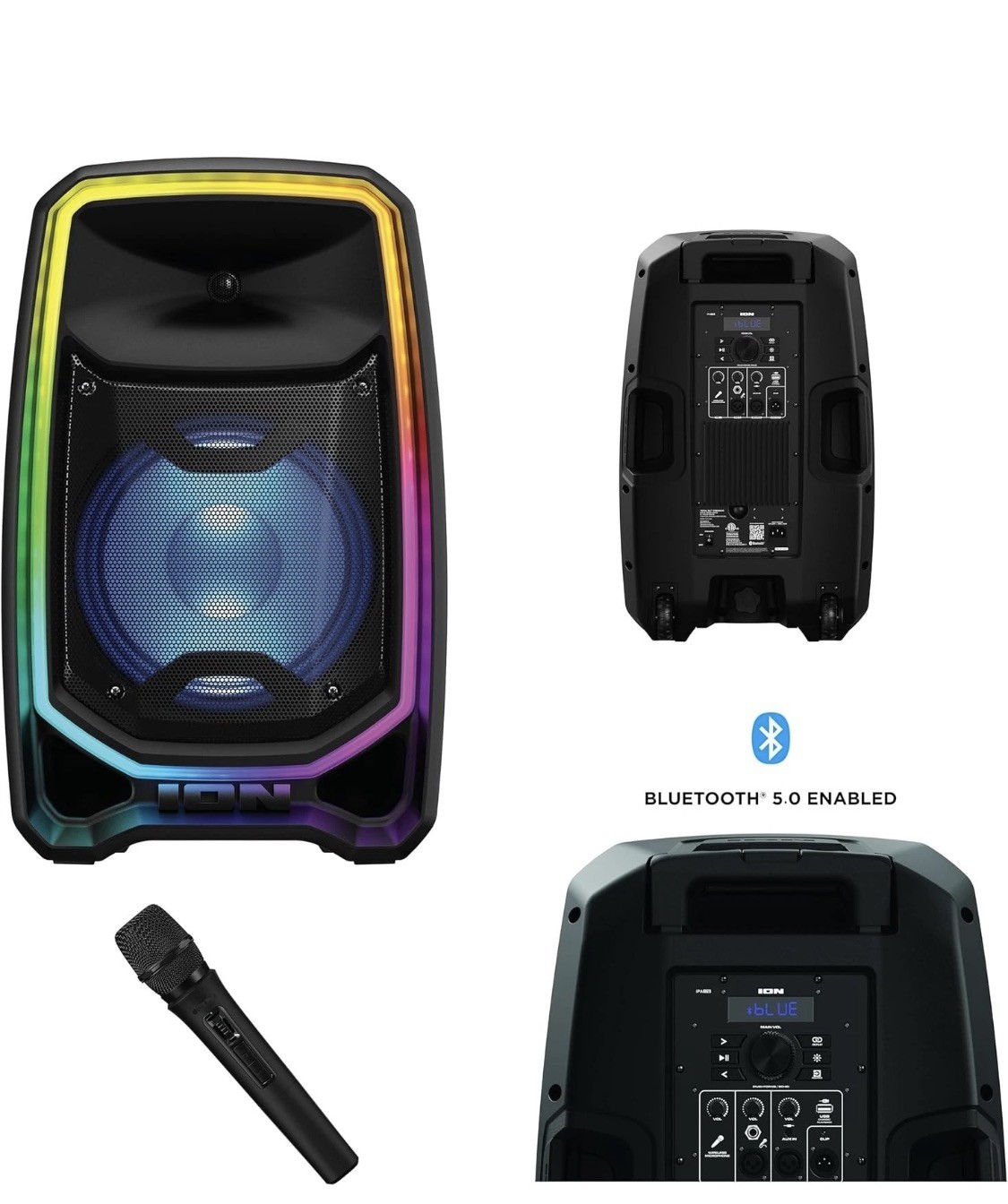 ION Total PA Freedom High-Power Speaker System with Wireless Microphone 650-Watt ION Total PA Freedom High-Power Speaker System with Wireless Microphone 650-Watt