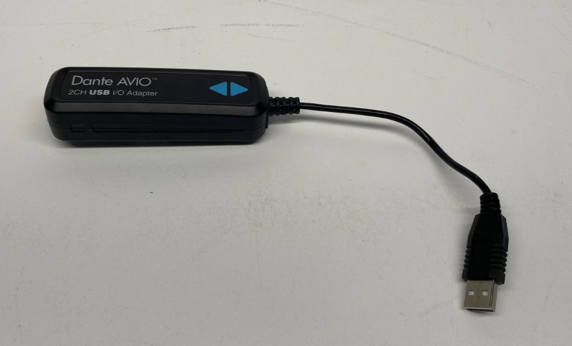 Audinate ADP-USB-AU-2X2 Dante AVIO 2x2 USB Type-A I/O Adapter for Dante Audio Audinate ADP-USB-AU-2X2 Dante AVIO 2x2 USB Type-A I/O Adapter for Dante Audio