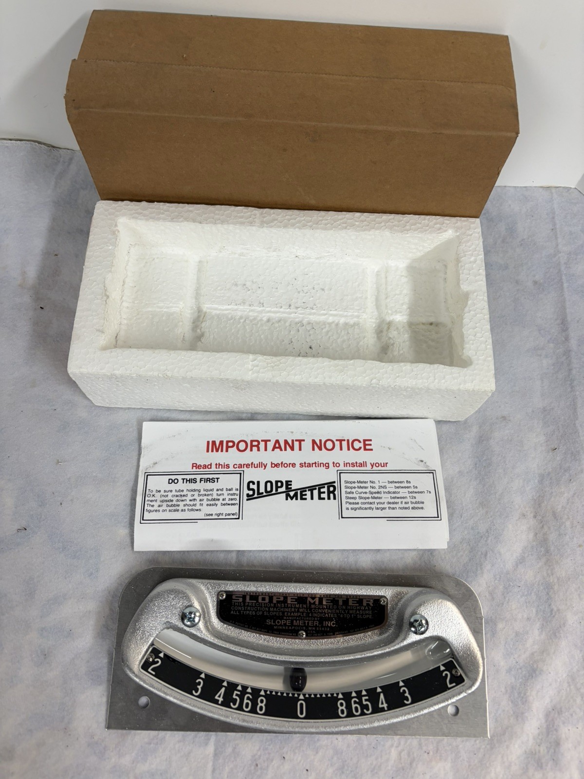 Slope Meter No. 1 \ Slope Meter No. 1 \