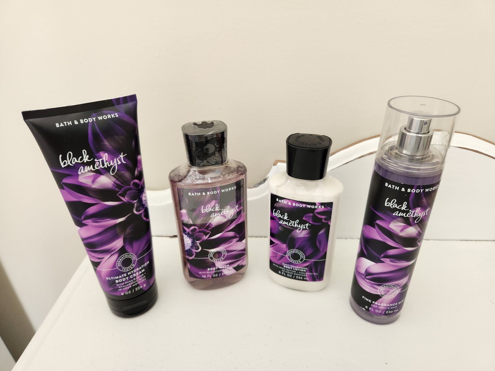 NEW/RETIRED BATH & BODY WORKS BLACK AMETHYST YOU CHOOSE CREAM LOTION MIST WASH 