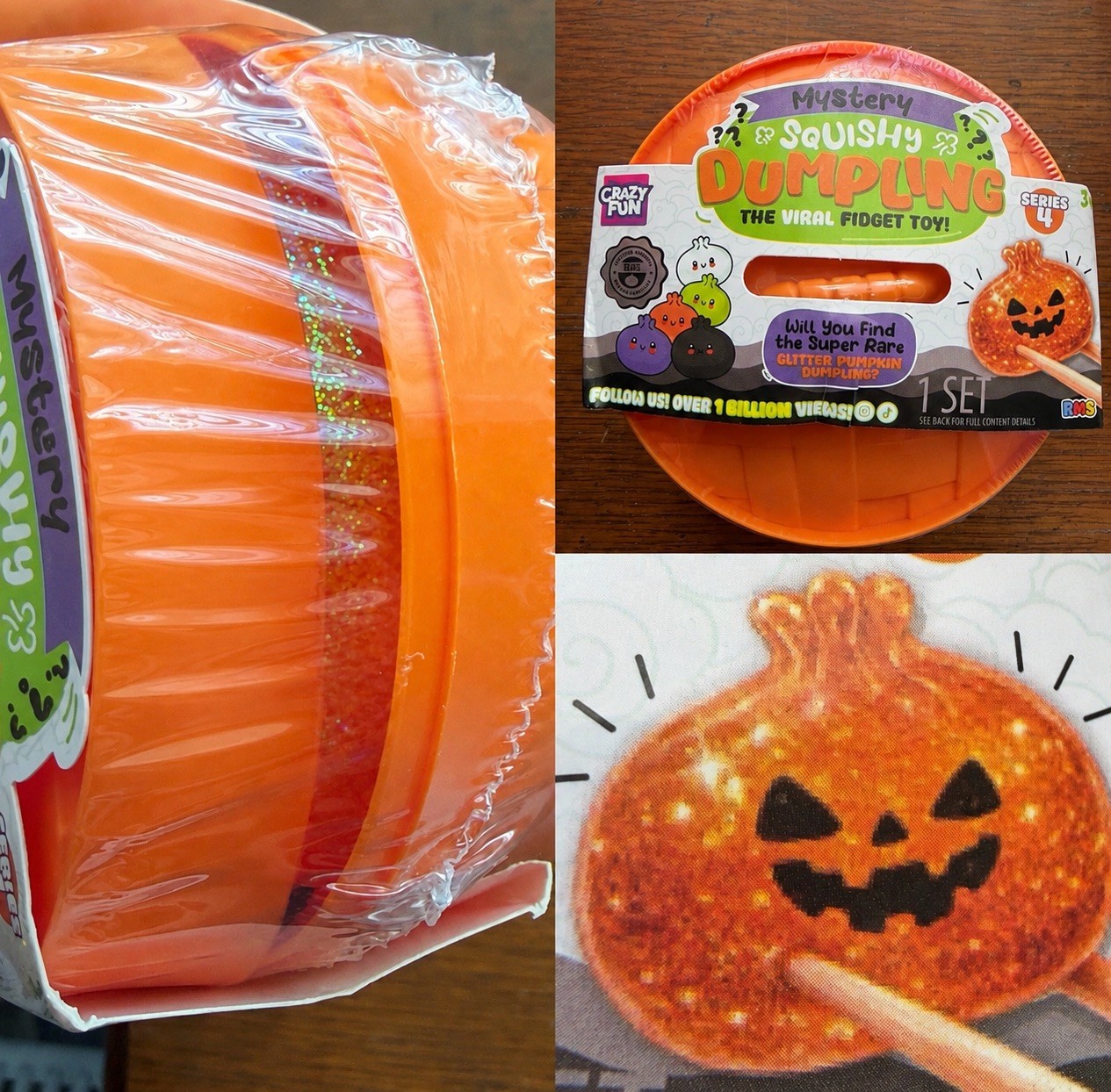 RMS AUTHENTIC CONFIRMED 🥰 RARE 🥰 HALLOWEEN GLITTER PUMPKIN DUMPLING SEALED RMS AUTHENTIC CONFIRMED 🥰 RARE 🥰 HALLOWEEN GLITTER PUMPKIN DUMPLING SEALED