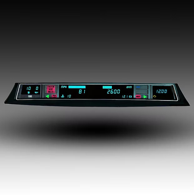 1971-1976 Impala/Caprice LED Digital Panel TEAL LEDs Intellitronix DP1210T
