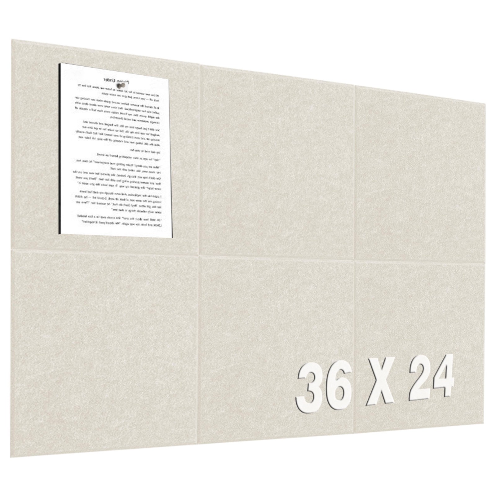Leallace Large Cork Board for Wall 36\