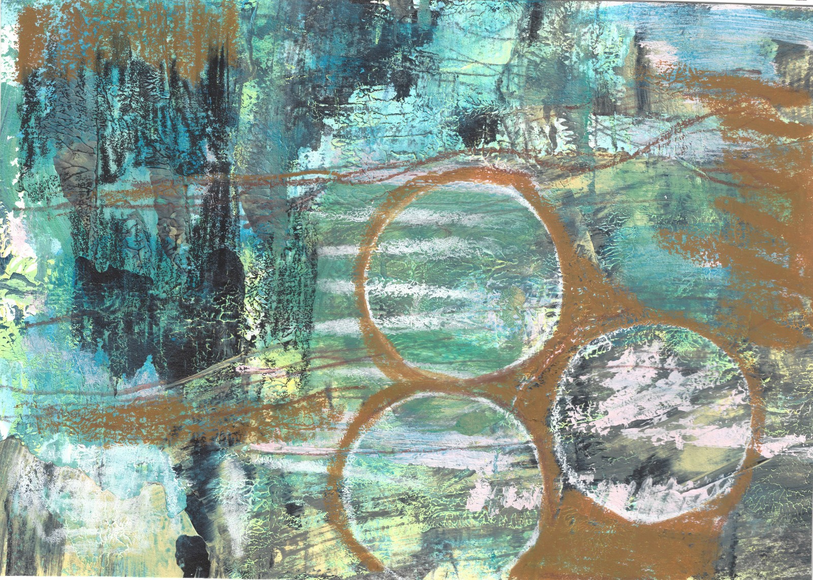 Original Abstract Painting 5x7\ Original Abstract Painting 5x7\