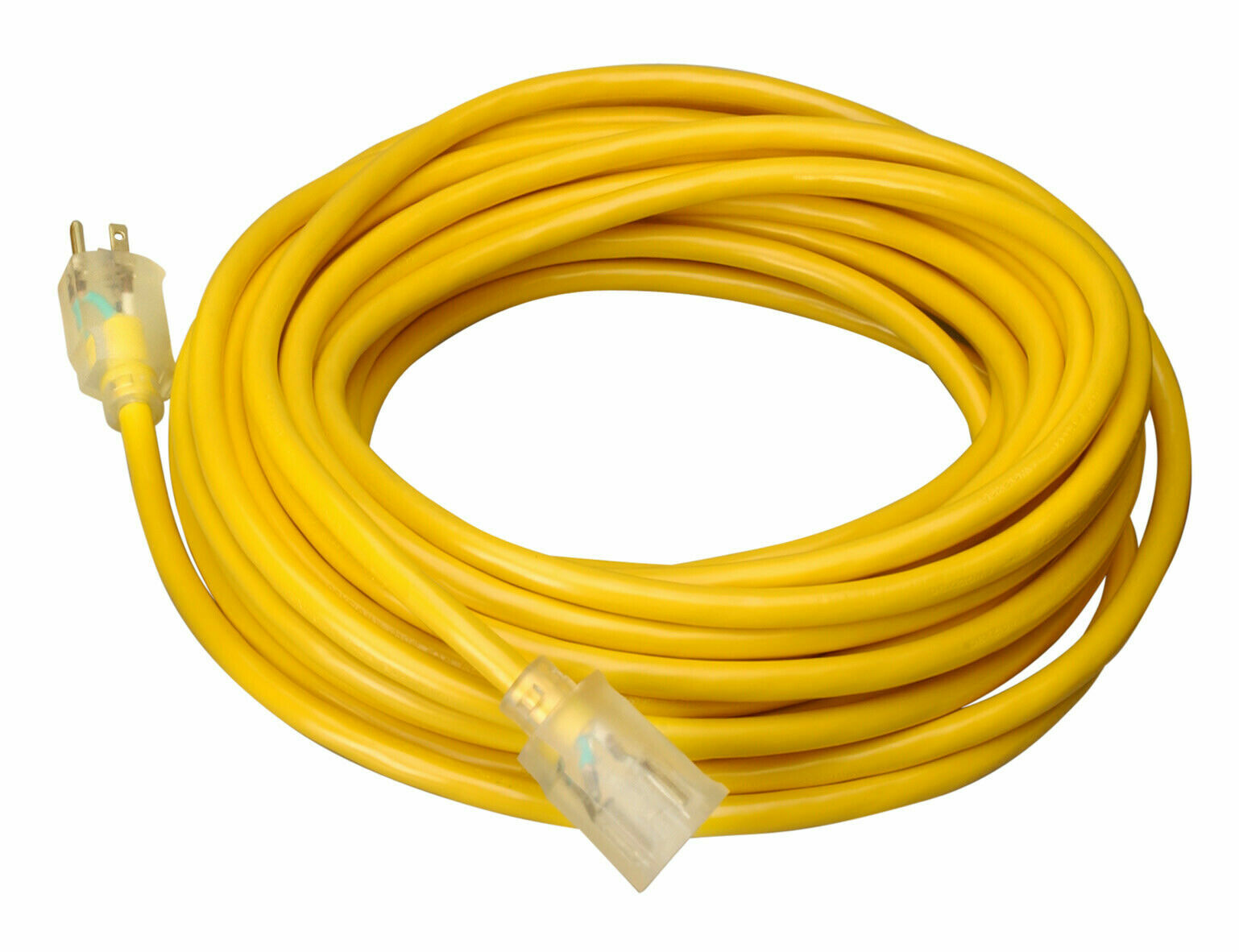 Southwire / Coleman Cable 02587 Vinyl Outdoor 25\' Extension Cord - Yellow