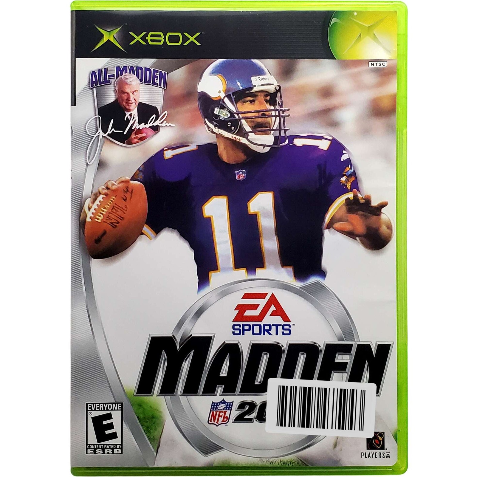 Madden 2002 - Microsoft Xbox Tested 1Y Guarantee Madden 2002 - Microsoft Xbox Tested 1Y Guarantee
