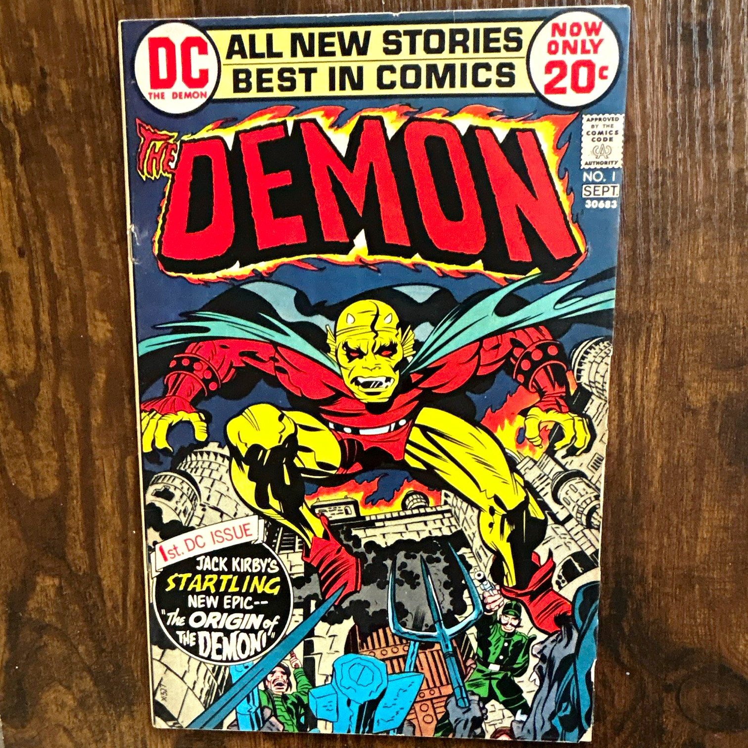 Major key in decent condition The Demon #1 (Sep 1972) - Jack Kirby ๐ Major key in decent condition The Demon #1 (Sep 1972) - Jack Kirby ๐
