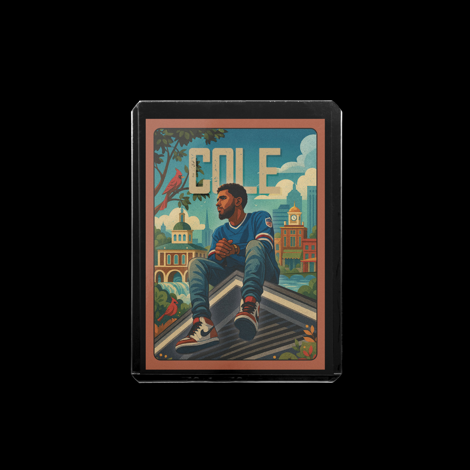 J Cole Custom Trading Card Dreamville Hip Hop Rap Fan Art Collector Rare