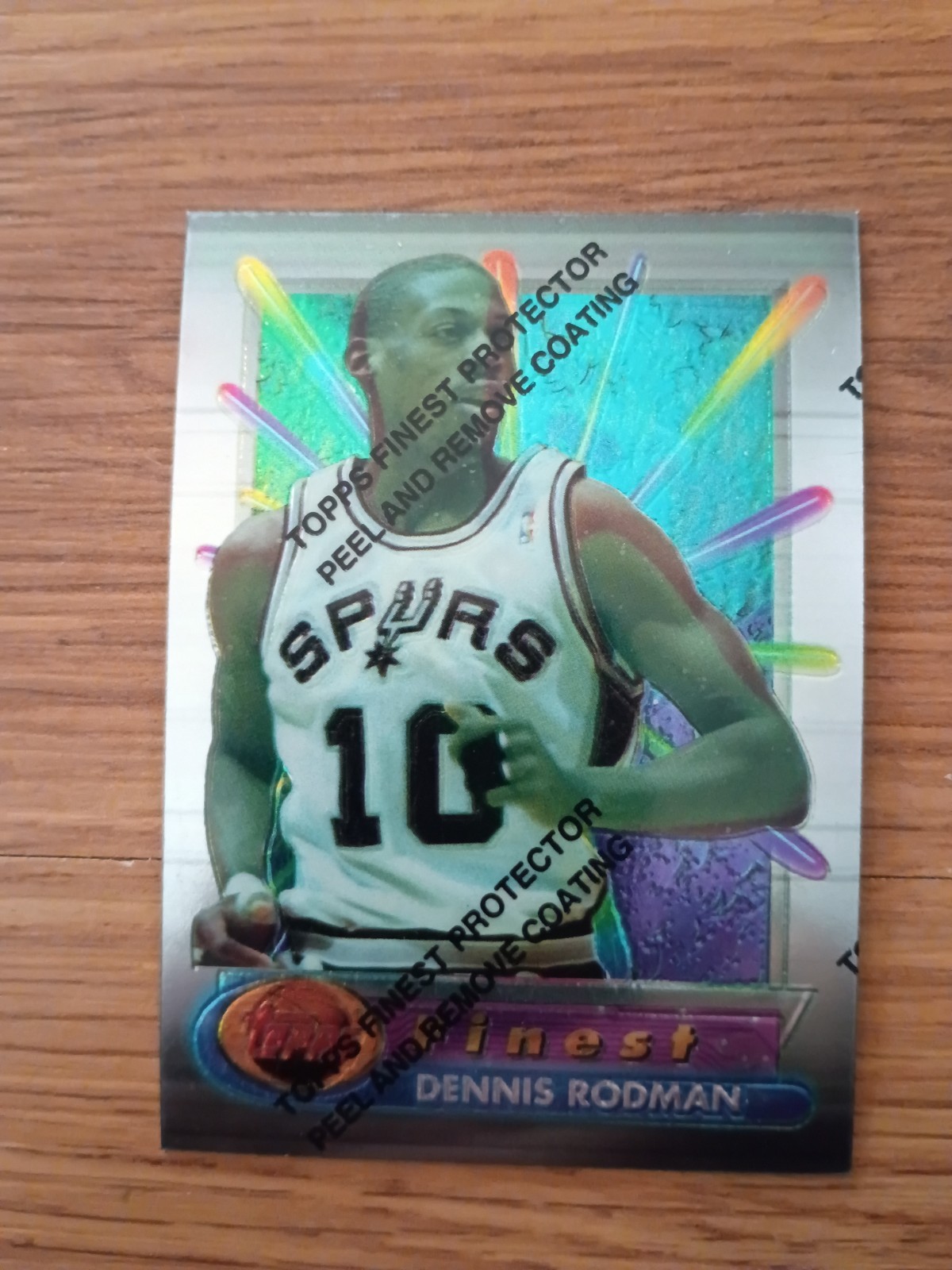 1994-95 Topps Finest - Dennis Rodman #134 1994-95 Topps Finest - Dennis Rodman #134