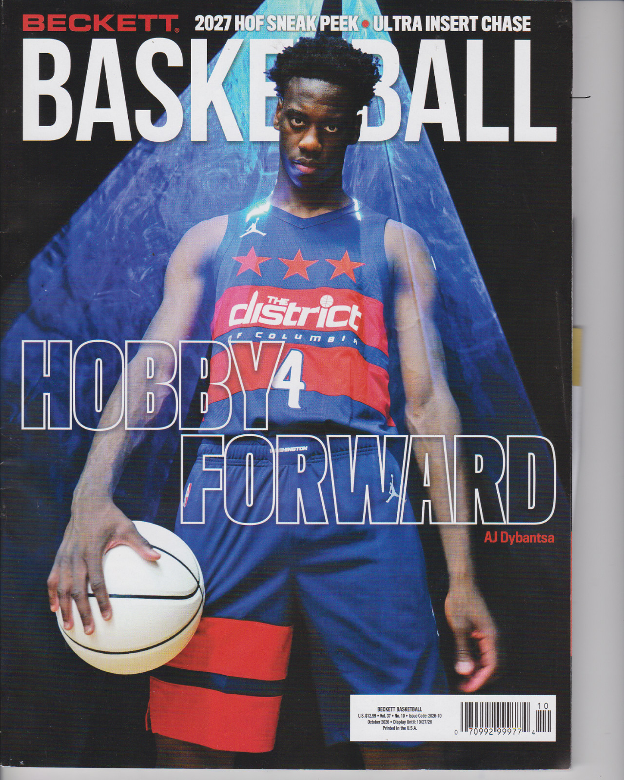 Beckett Basketball Price Guide Magazine October 2026 AJ Dybantsa Cover Beckett Basketball Price Guide Magazine October 2026 AJ Dybantsa Cover