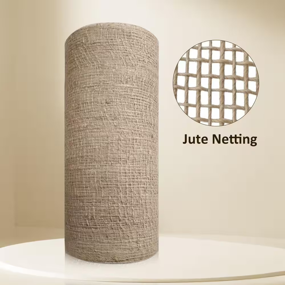 4 Ft. X 225 Ft. 12 Oz. Jute Mesh Mat Blanket Erosion Control Blanket 4 Ft. X 225 Ft. 12 Oz. Jute Mesh Mat Blanket Erosion Control Blanket