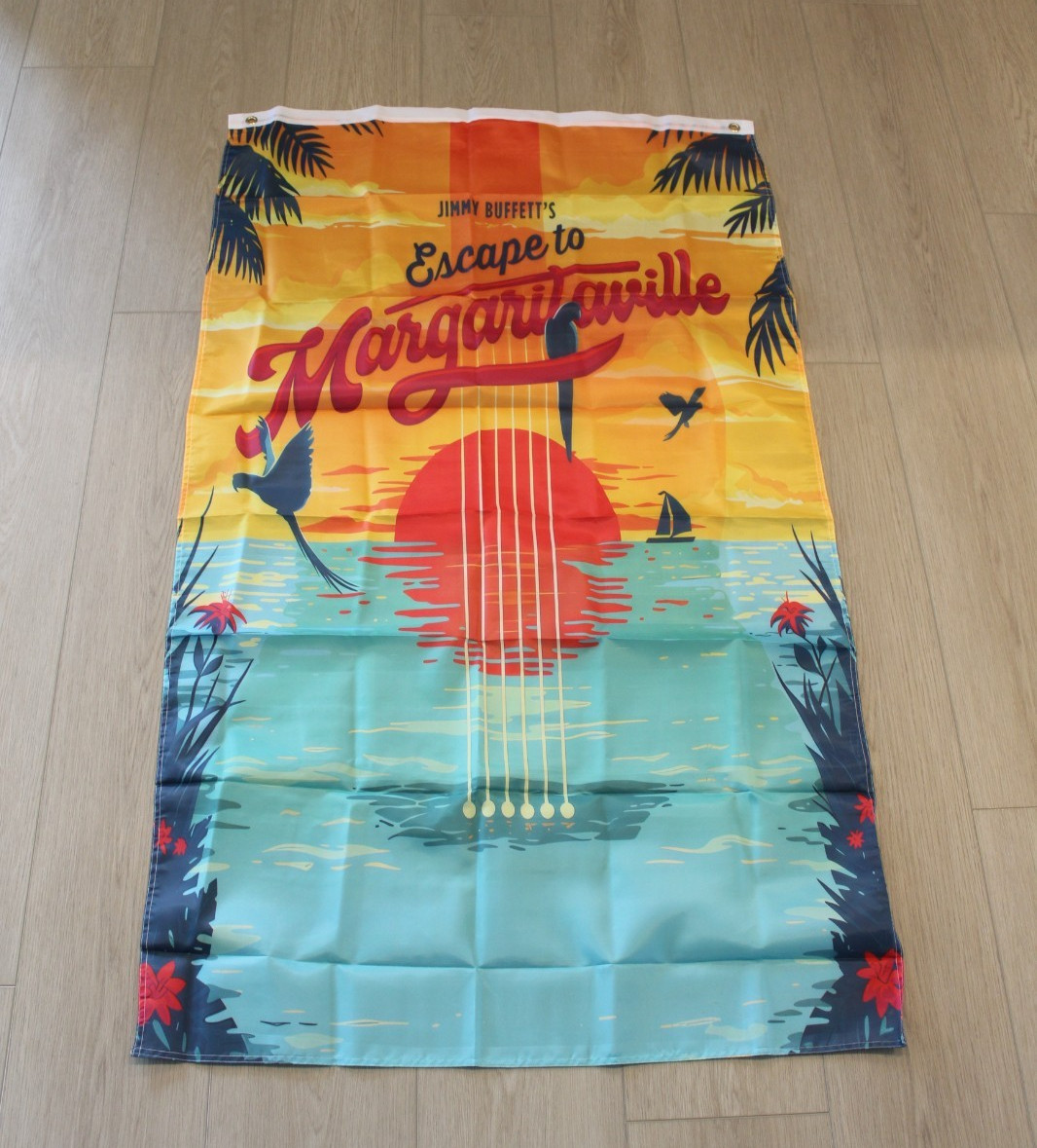 Jimmy Buffet Escape to Margaritaville Banner Flag Buffet's Man Cave Garage 3x5 f Jimmy Buffet Escape to Margaritaville Banner Flag Buffet's Man Cave Garage 3x5 f