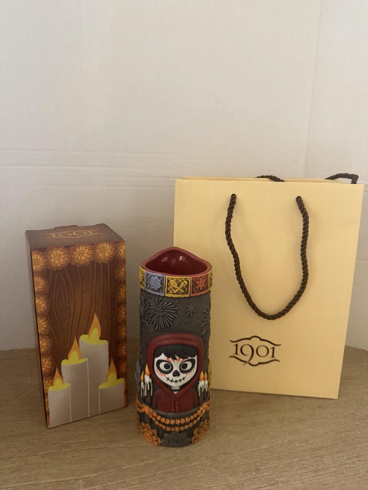 Club 33 1901 Coco Tiki Mug Disneyland Disney Miguel Coco New w/ Gift Bag Club 33 1901 Coco Tiki Mug Disneyland Disney Miguel Coco New w/ Gift Bag