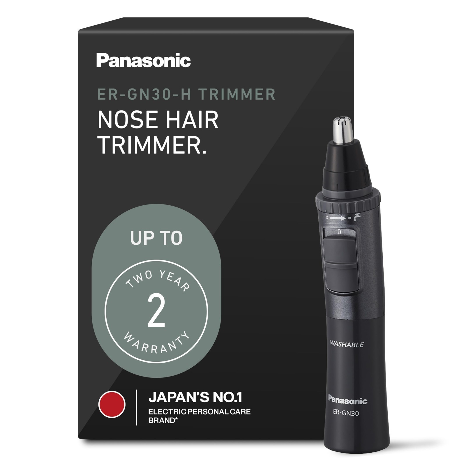 Panasonic ER-GN30-H Nose & Ear Hair Trimmer Wet/Dry Dual Edge Blade for Men