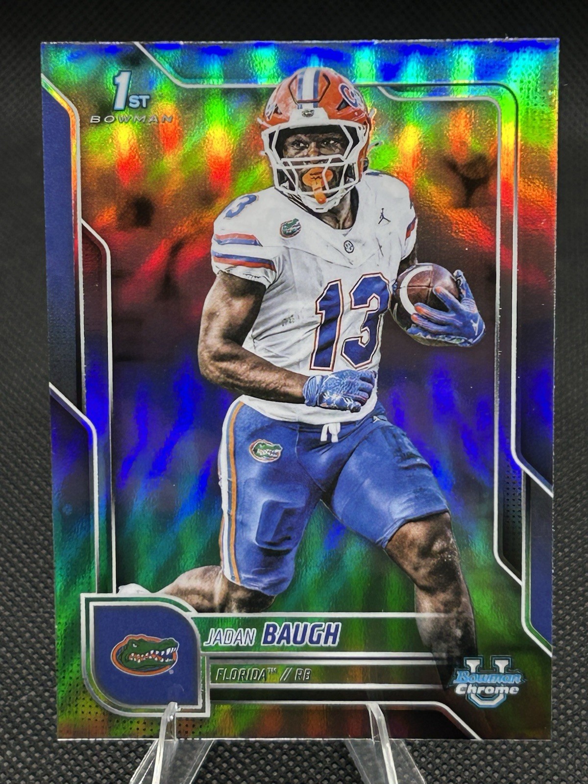 2025 Bowman U Chrome 1st Bowman Refractor Jadan Baugh #65 Florida Gators 2025 Bowman U Chrome 1st Bowman Refractor Jadan Baugh #65 Florida Gators