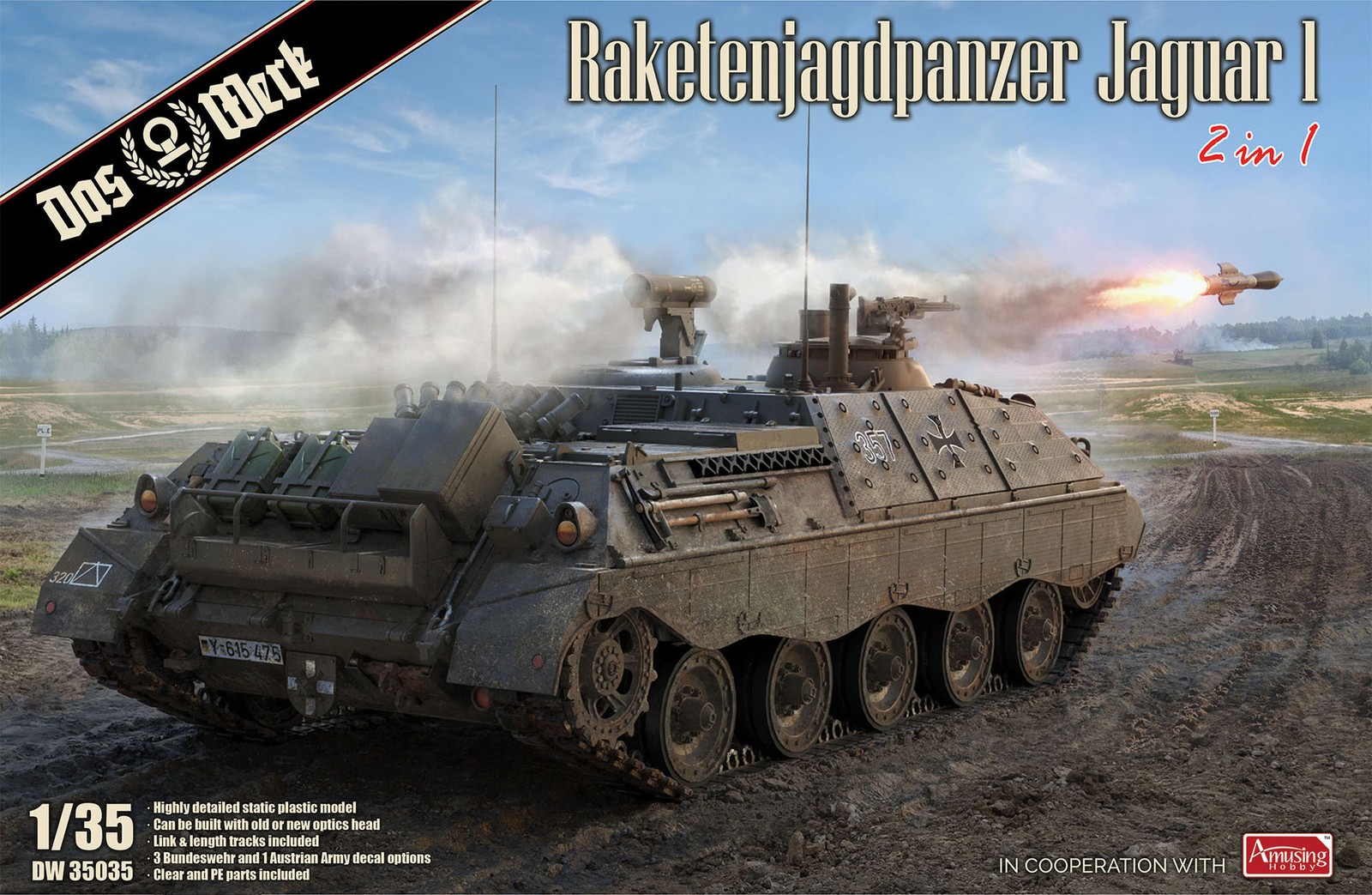 Das Werk 1/35 Raketenjagdpanzer Jaguar 1 (2 in 1)