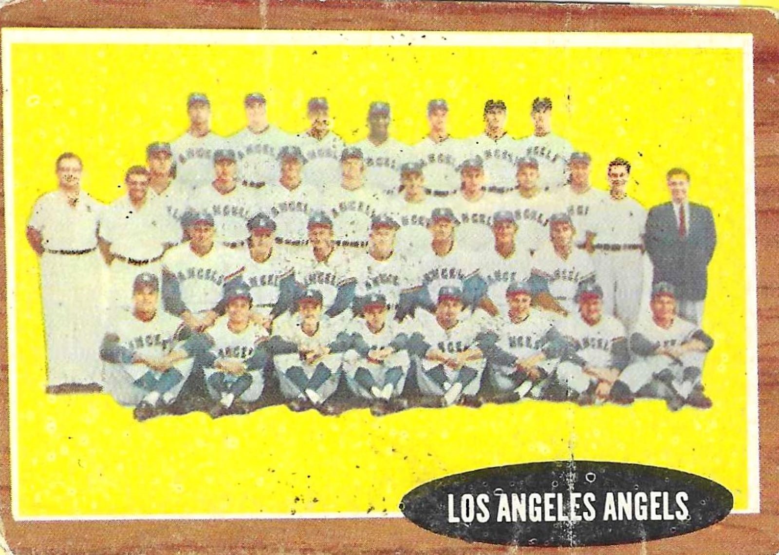 1962 TOPPS - #132 LOS ANGELES ANGELS GREAT CARD 1962 TOPPS - #132 LOS ANGELES ANGELS GREAT CARD