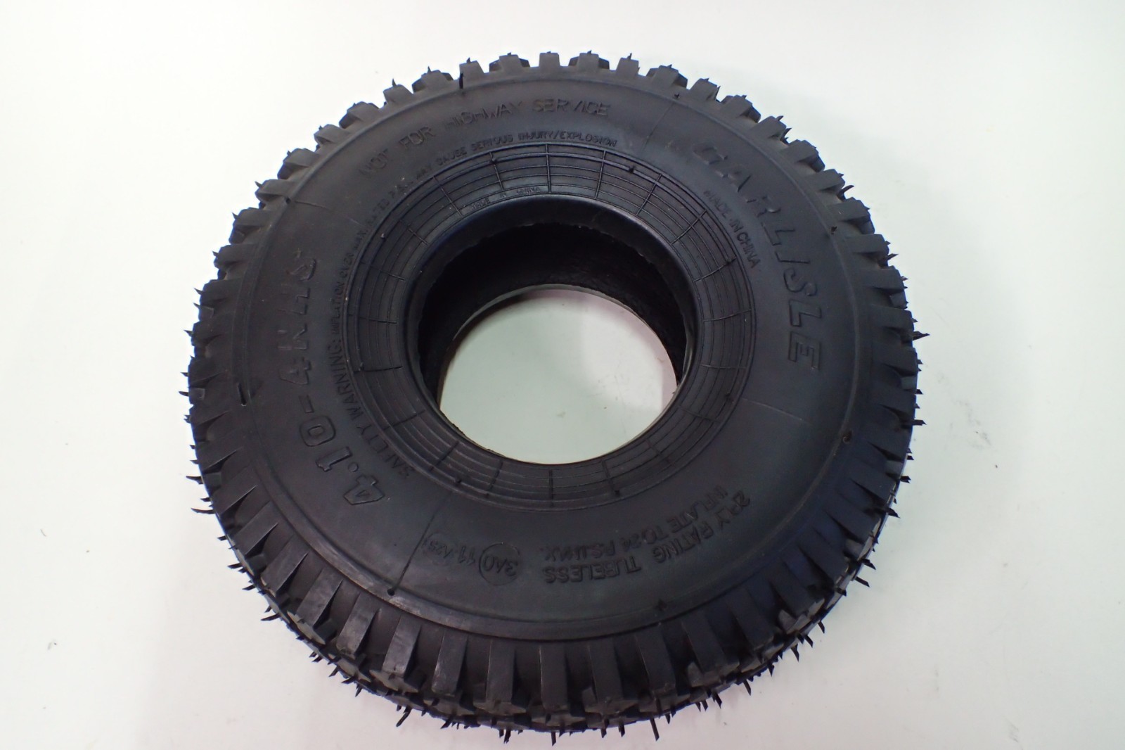 Carlisle Stud Lawn & Garden Tire 410-4 | Lawn Mower 29A3 Rated 2 Ply Bias