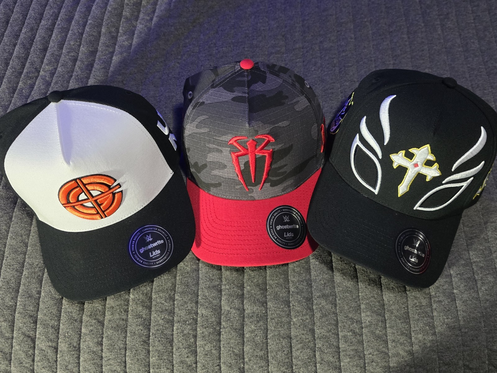 2026 Lids Fanatics Fest WWE x Ghostwrite X Lids Mysterio, Cena, Reigns All 3 2026 Lids Fanatics Fest WWE x Ghostwrite X Lids Mysterio, Cena, Reigns All 3