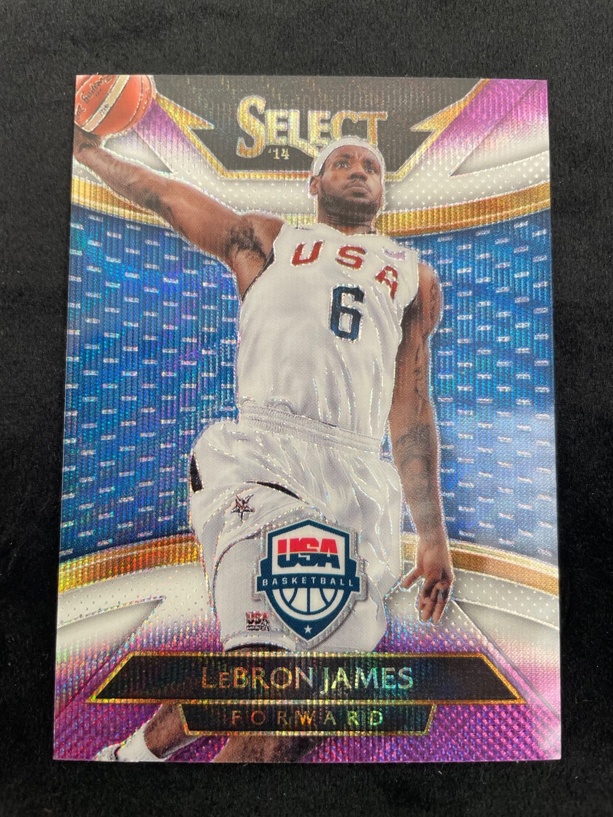2014-15 Panini Select Courtside Purple White Prizm #212 LeBron James (SP) 2014-15 Panini Select Courtside Purple White Prizm #212 LeBron James (SP)