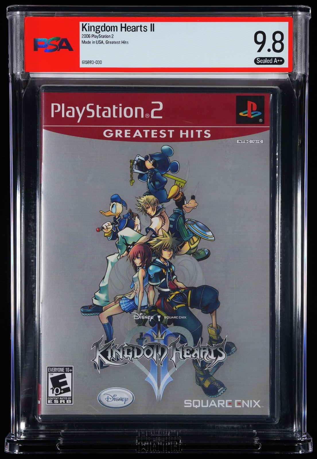 PSA 9.8 A++ Kingdom Hearts II Playstation 2 Square Enix 2006 PSA 9.8 A++ Kingdom Hearts II Playstation 2 Square Enix 2006