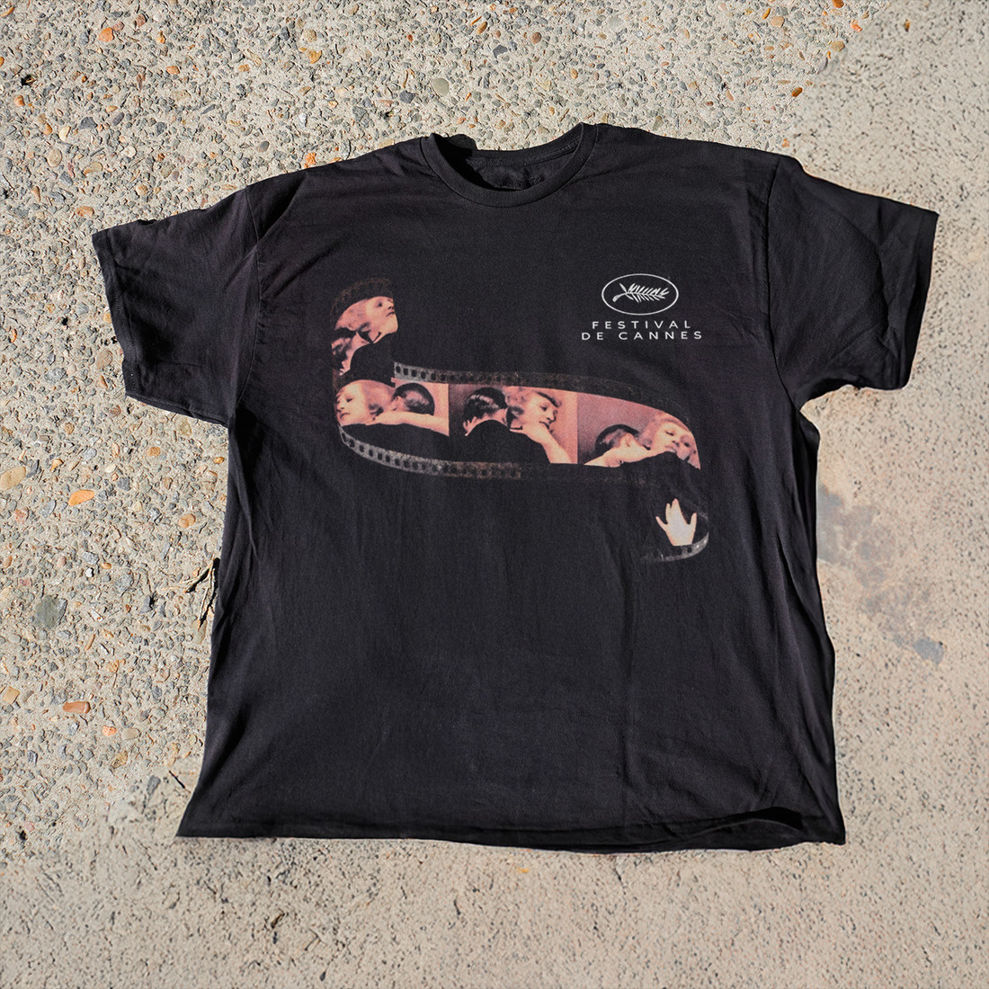 Cannes Film Festival Film Strip Graphic T-Shirt Vintage Movie Tee S-5XL