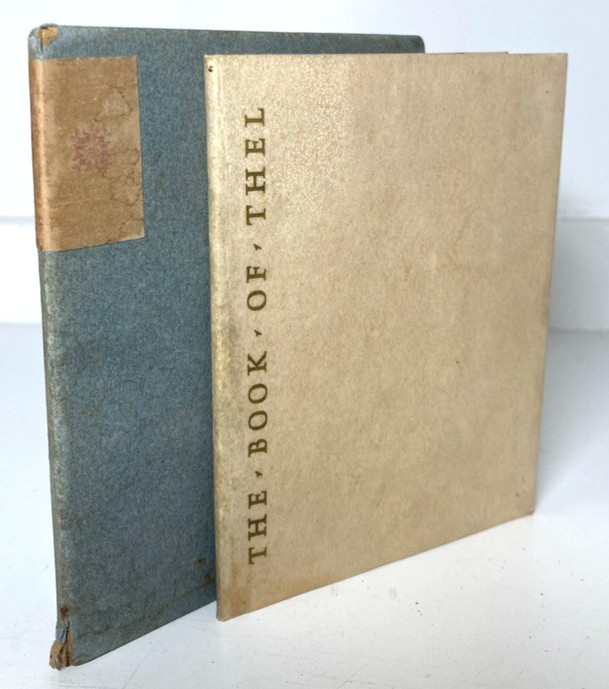 1930 William Blake BOOK OF THEL Book Club California 1/300 Vellum Windsor Press