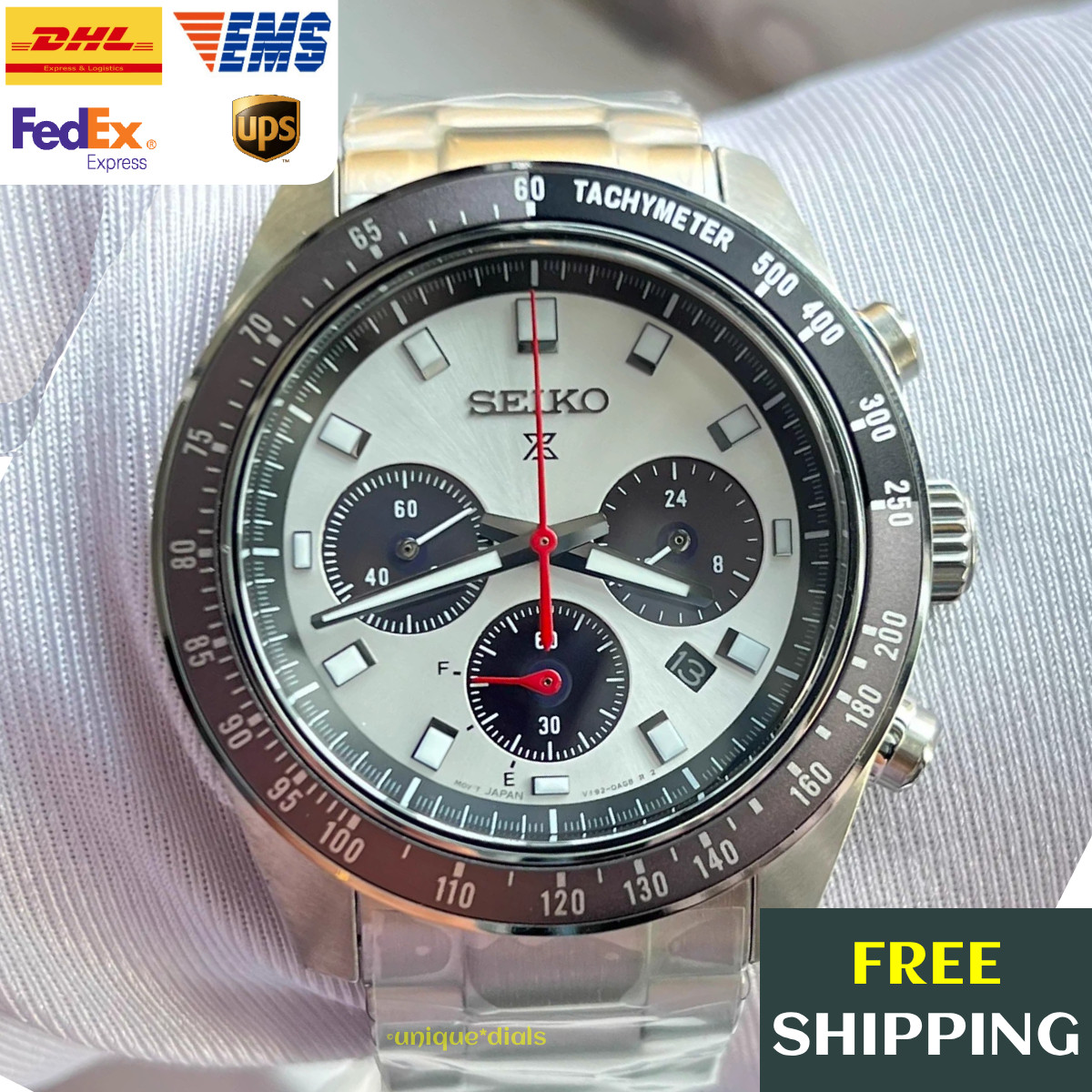 Seiko Prospex SSC911 'Panda' 41mm Speedtimer Solar Chronograph Watch New in Box Seiko Prospex SSC911 'Panda' 41mm Speedtimer Solar Chronograph Watch New in Box