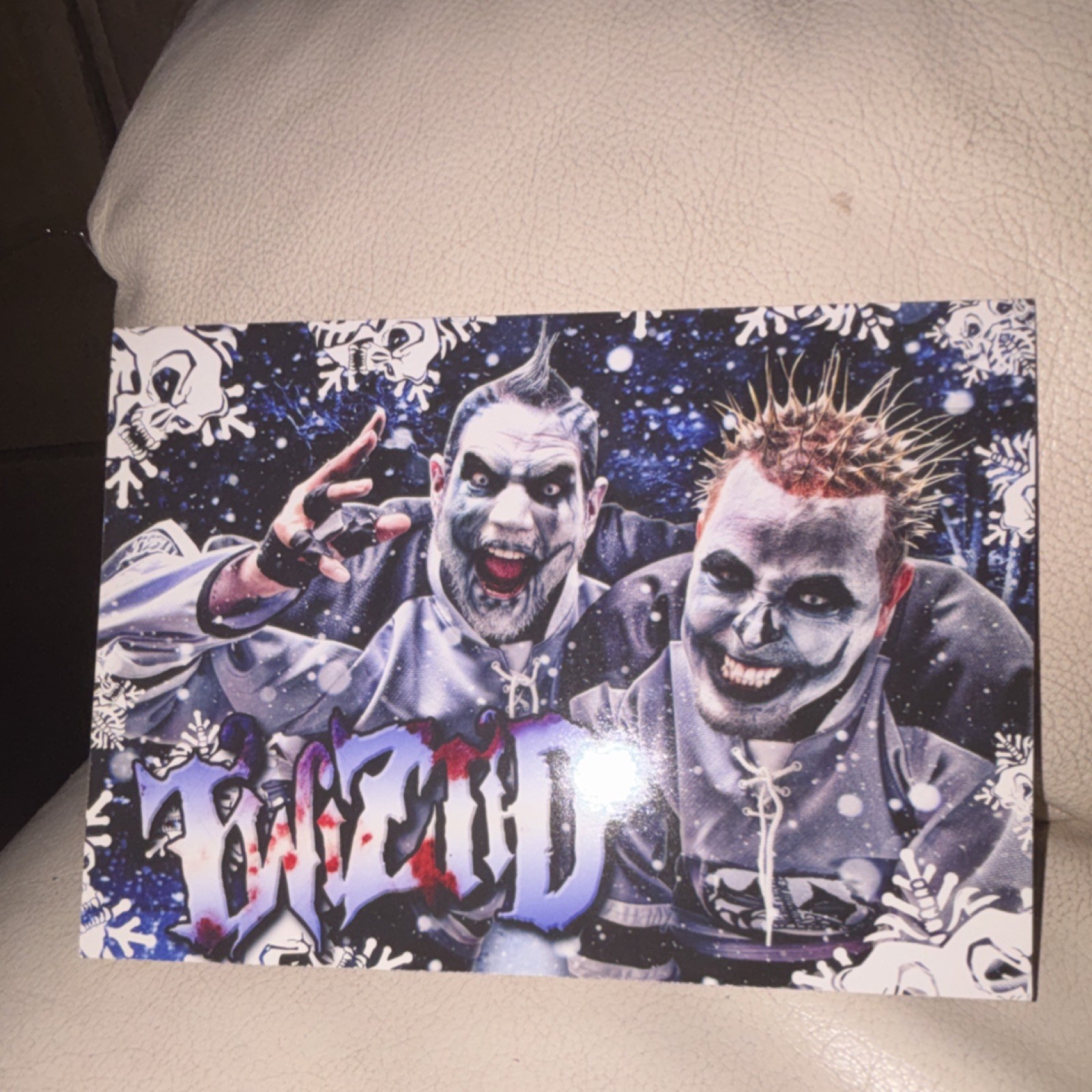 Twiztid Signed Christmas Card Majik Ninja Entertainment Holiday Autographed Twiztid Signed Christmas Card Majik Ninja Entertainment Holiday Autographed