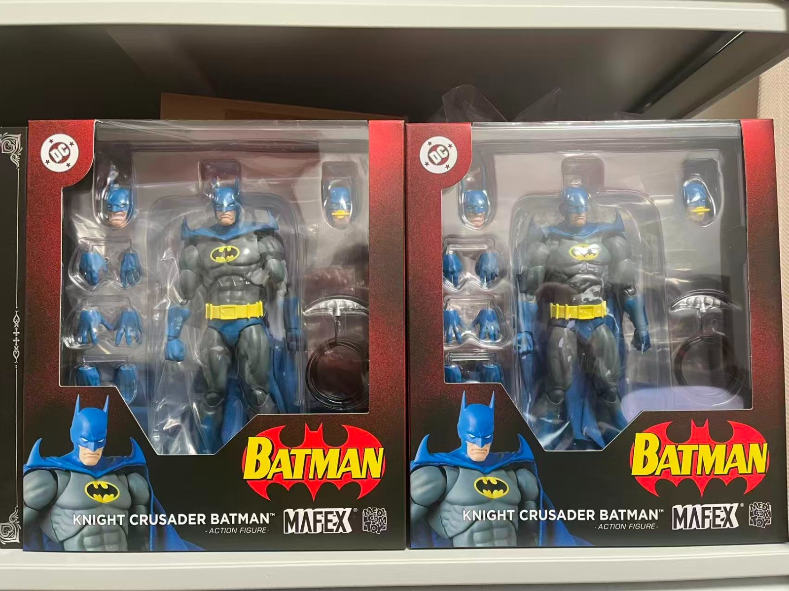 Mafex No.215 Knight Crusader Batman Medicom Toy Action Figure In Stock Authentic