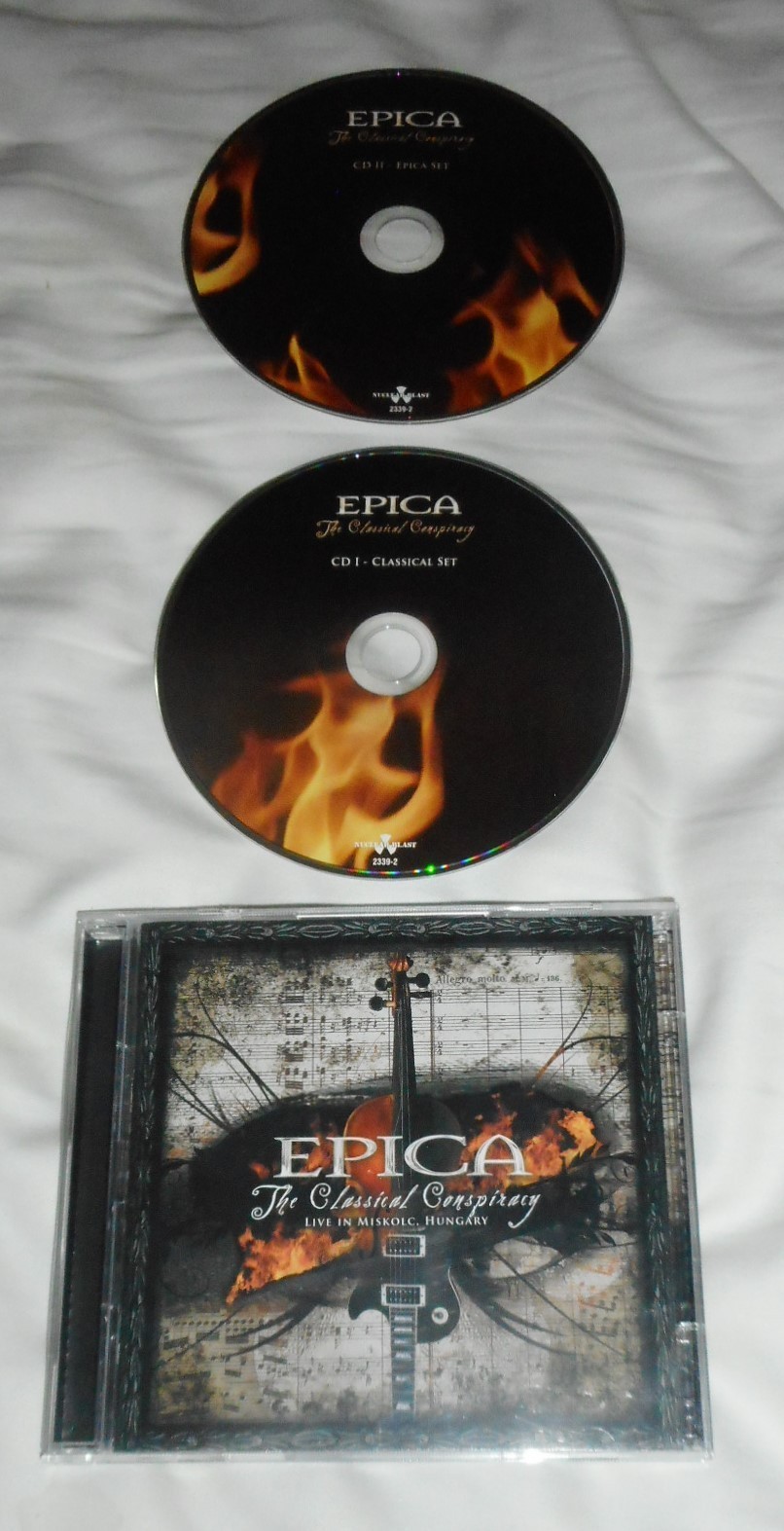 EPICA The Classical Conspiracy [Live} CD 2009 Nuclear Blast 2CD SET