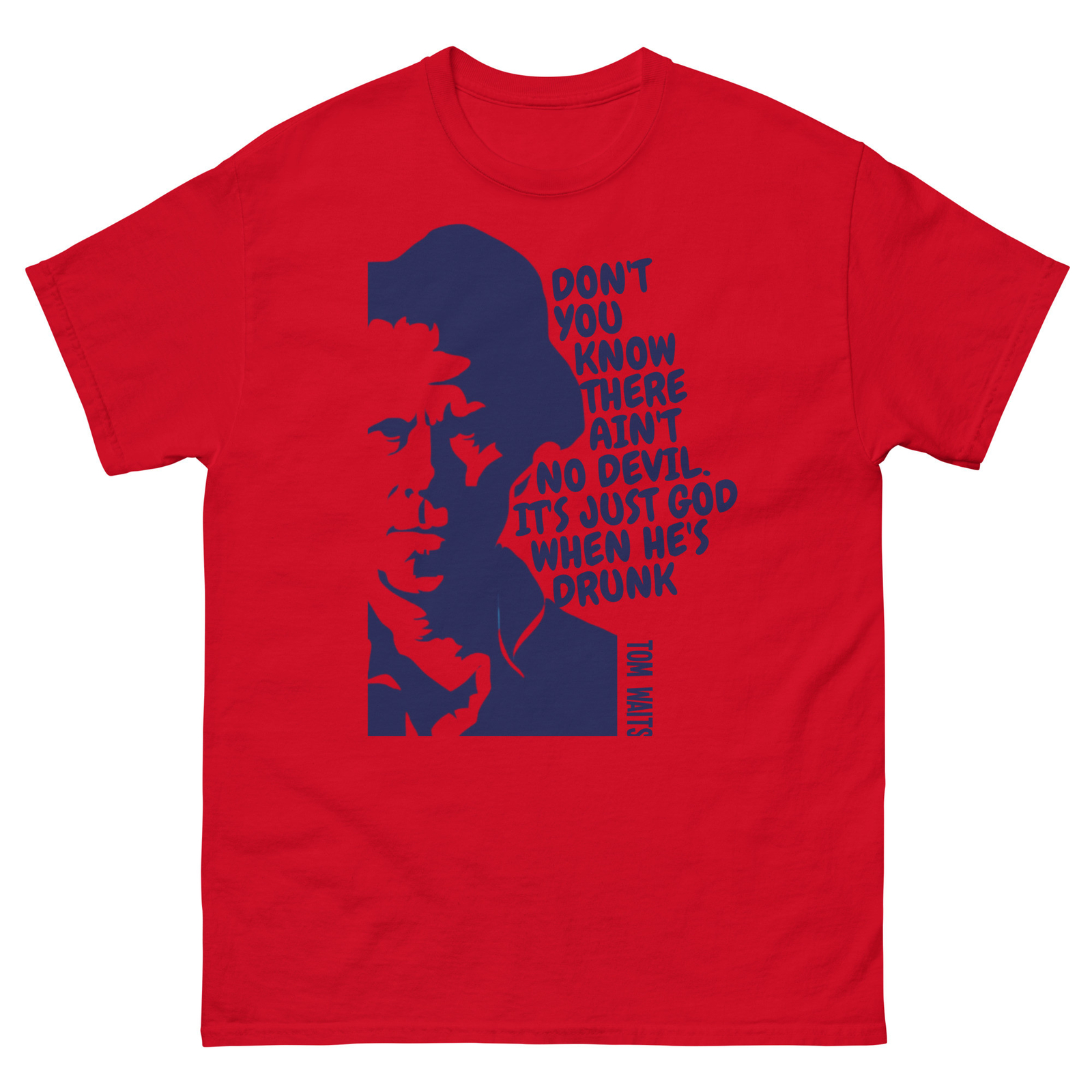 Tom Waits T-Shirt | Music Legend Tee | Vintage Style Retro Concert Design