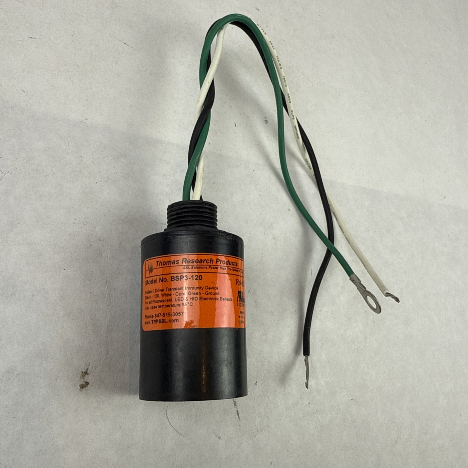 Hubbell Thomas Research Project BSP3-120 LED Driver Surge Protection. Never Used Hubbell Thomas Research Project BSP3-120 LED Driver Surge Protection. Never Used