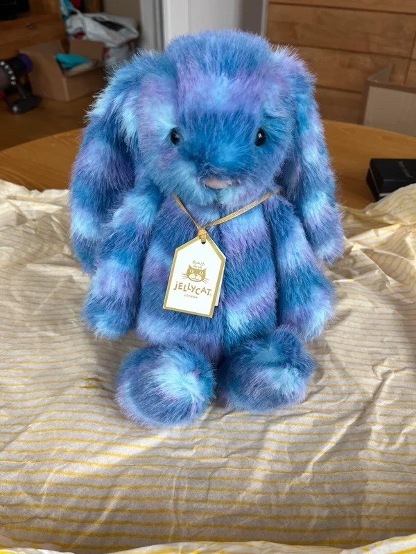 AUTHENTIC❗️NWT Jellycat x Selfridges Cerulea Luxe Bunny Rabbit - EXCLUSIVE