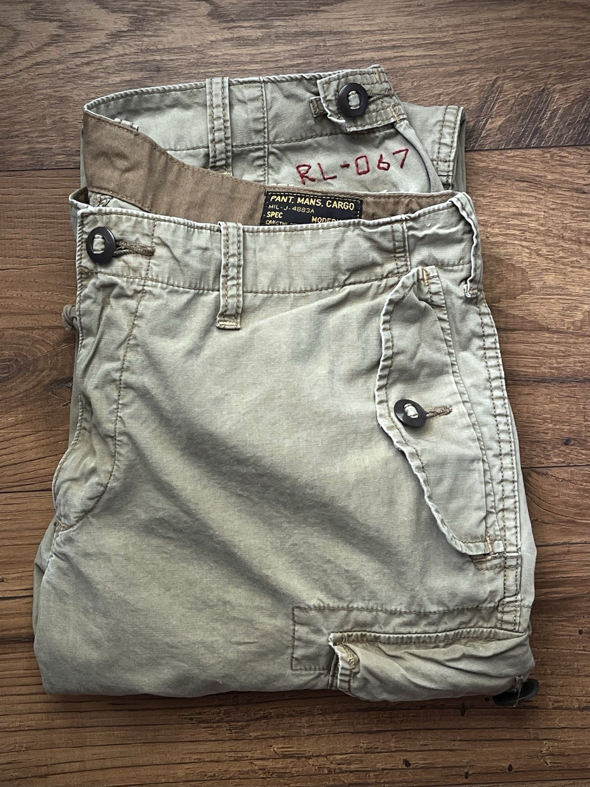 Vintage 90\'s /Y2k Polo Ralph Lauren Men’s Military Modern Fit Cargo Pants 36x30