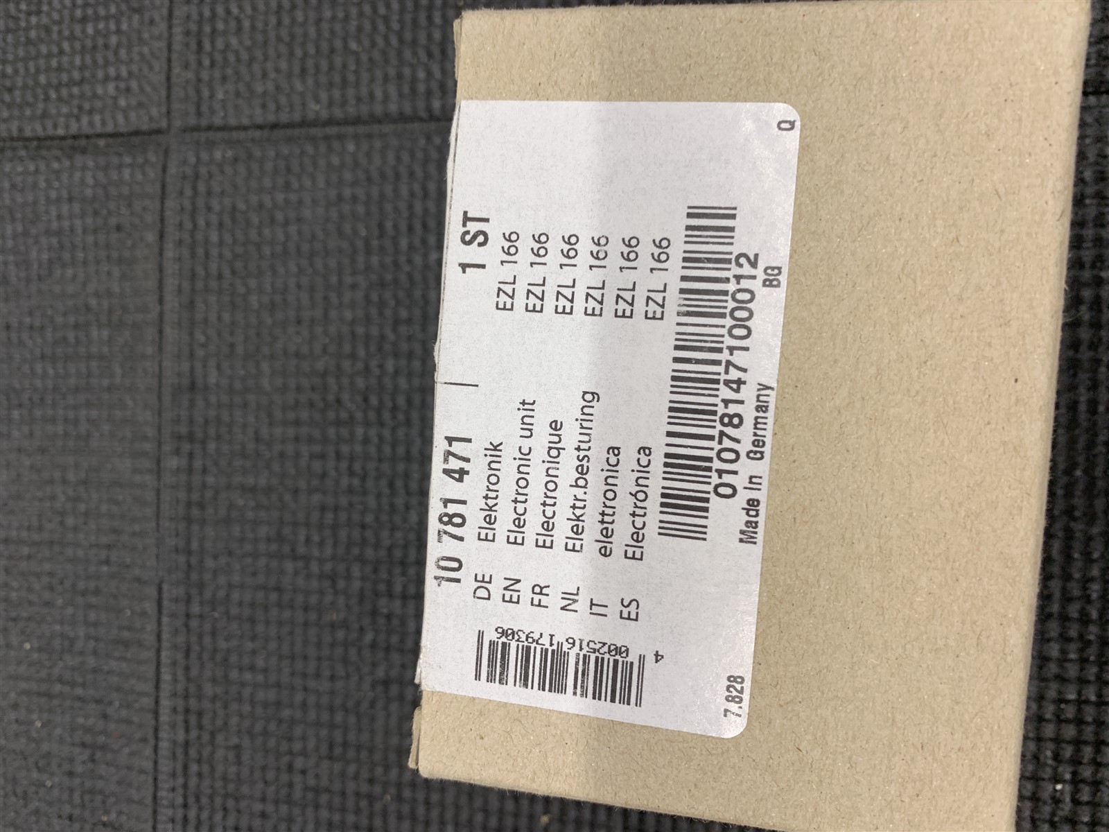 Miele Washing Machine Electronic Unit EZL 166
