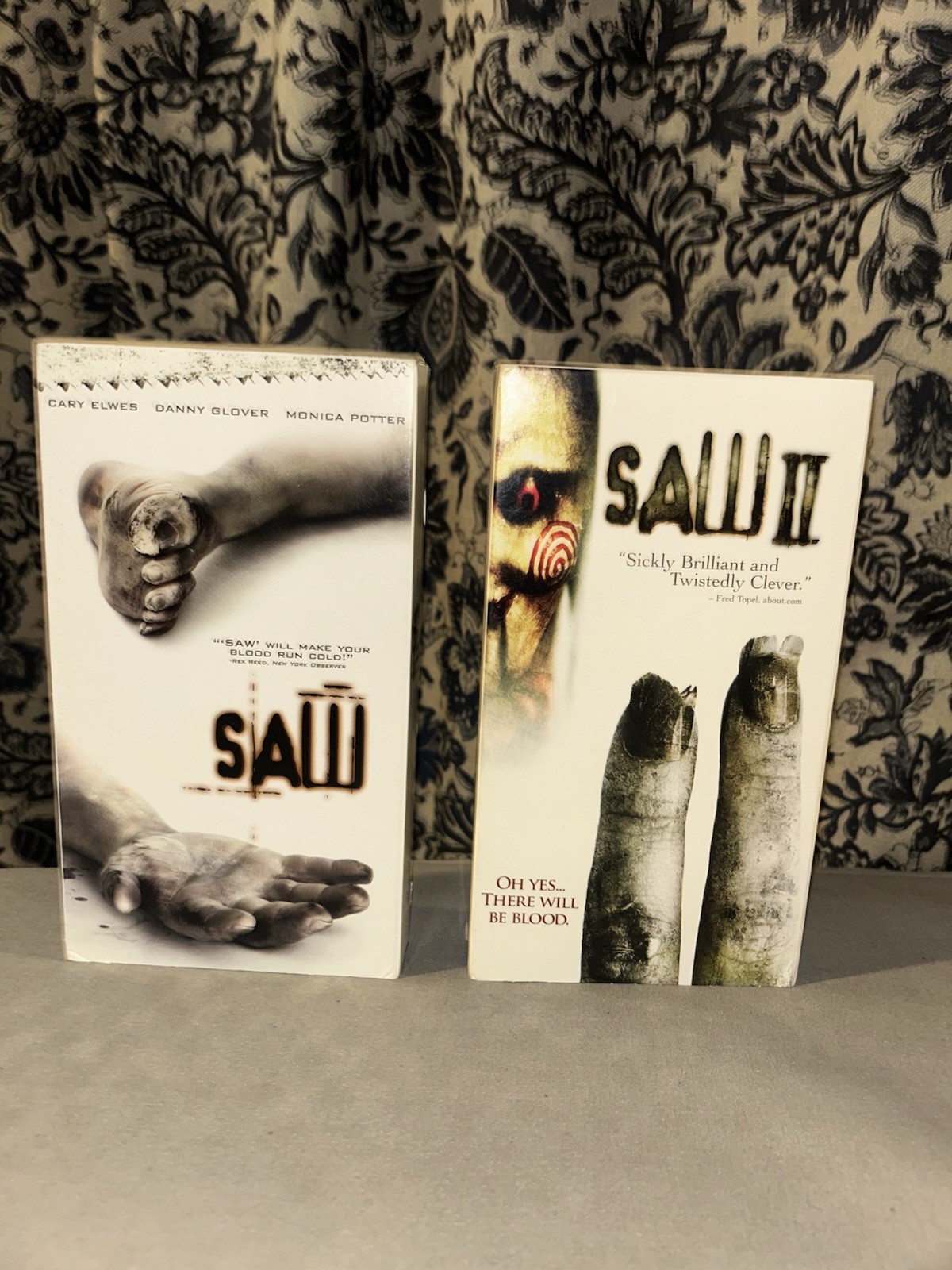 Saw / Saw II VHS 2 Tape Lot R Horror Lions Gate Entertainment