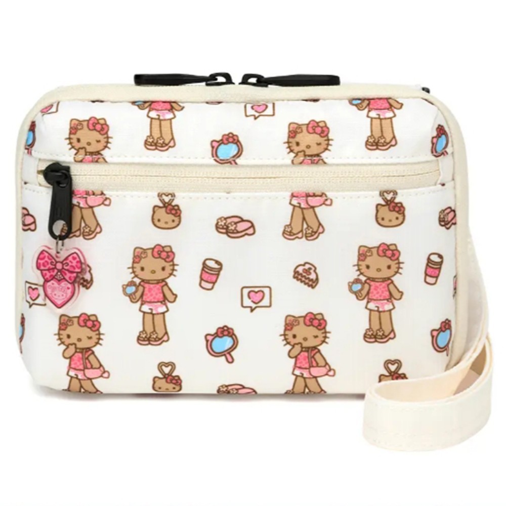 [BRANDEN x Hello Kitty] Safe Plus Wallet Bag Crossbody Pouch Olive Young Limited
