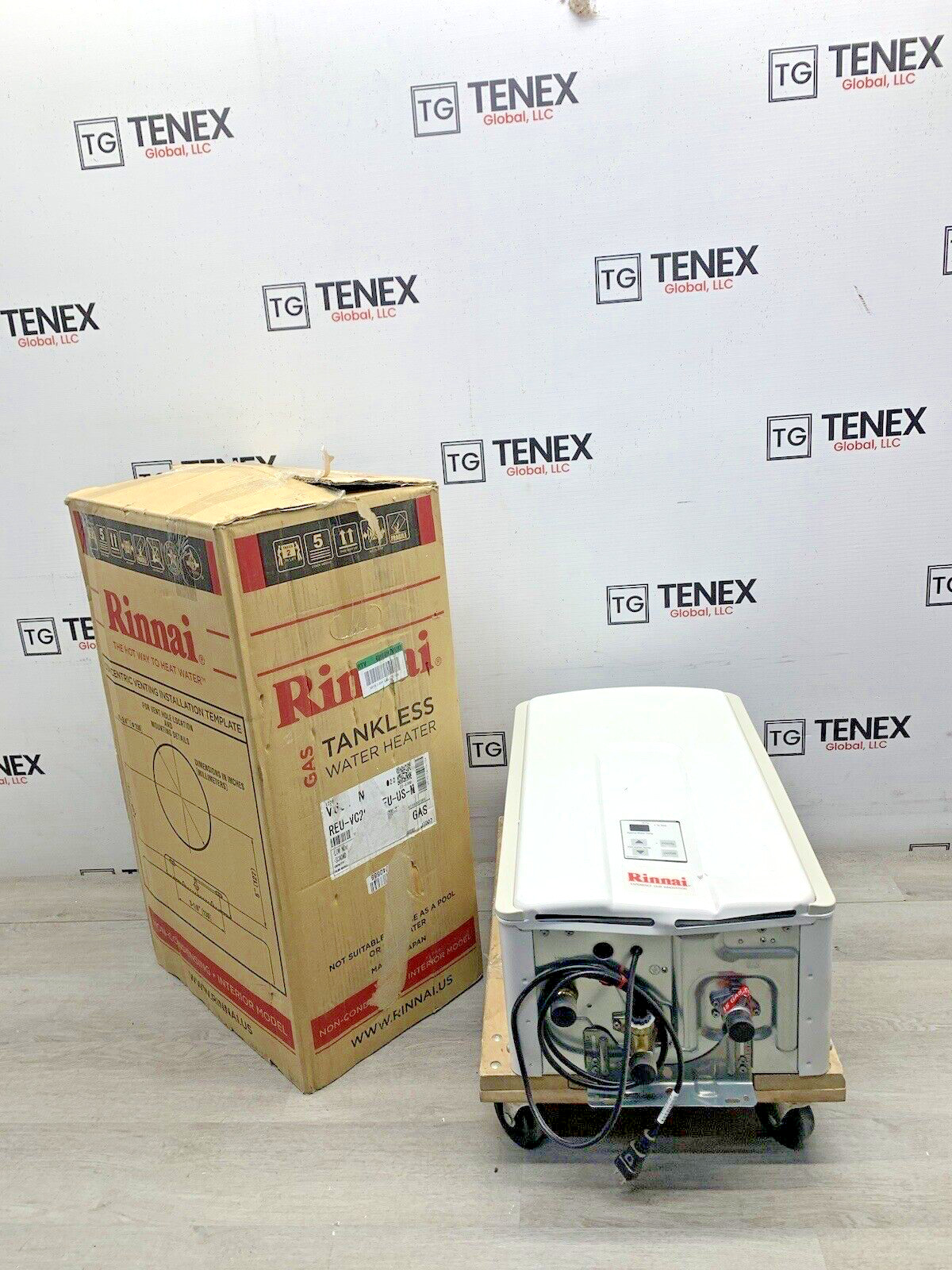 Rinnai V65iN Indoor Tankless Water Heater Natural Gas 150K BTU (Y-10 #3200)