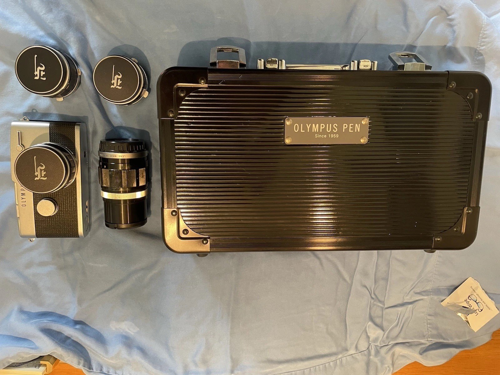 Olympus PenFT With Working Meter, full kit including rare Pen case, 4 lenses