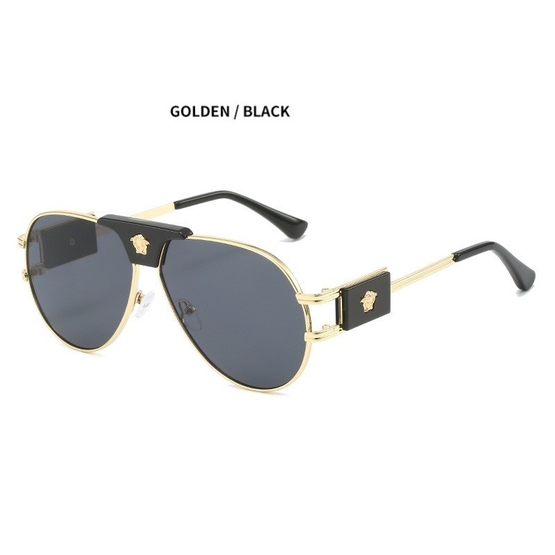 Men's Versacee Oval Sunglasses Windproof outdoor riding fashion glasses with Box Men's Versacee Oval Sunglasses Windproof outdoor riding fashion glasses with Box
