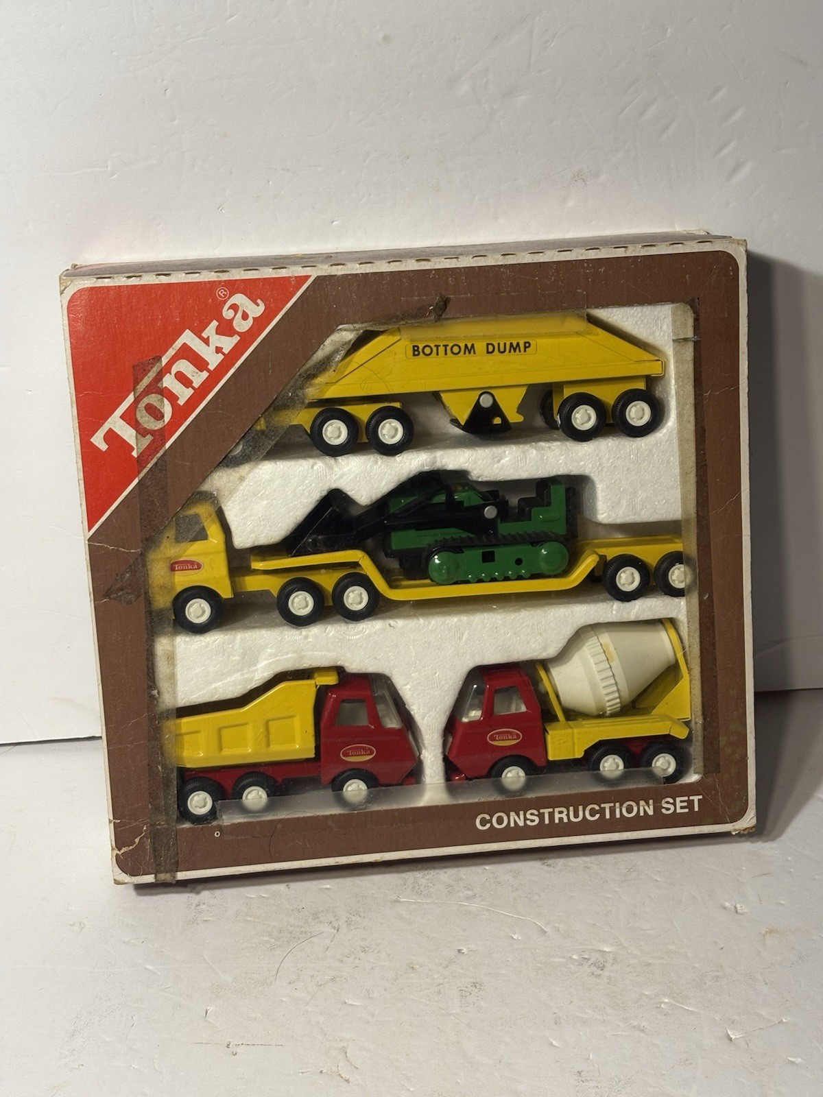 Vintage No 822 Tiny Tonka Pressed Steel Gift Toy Construction Set In Box