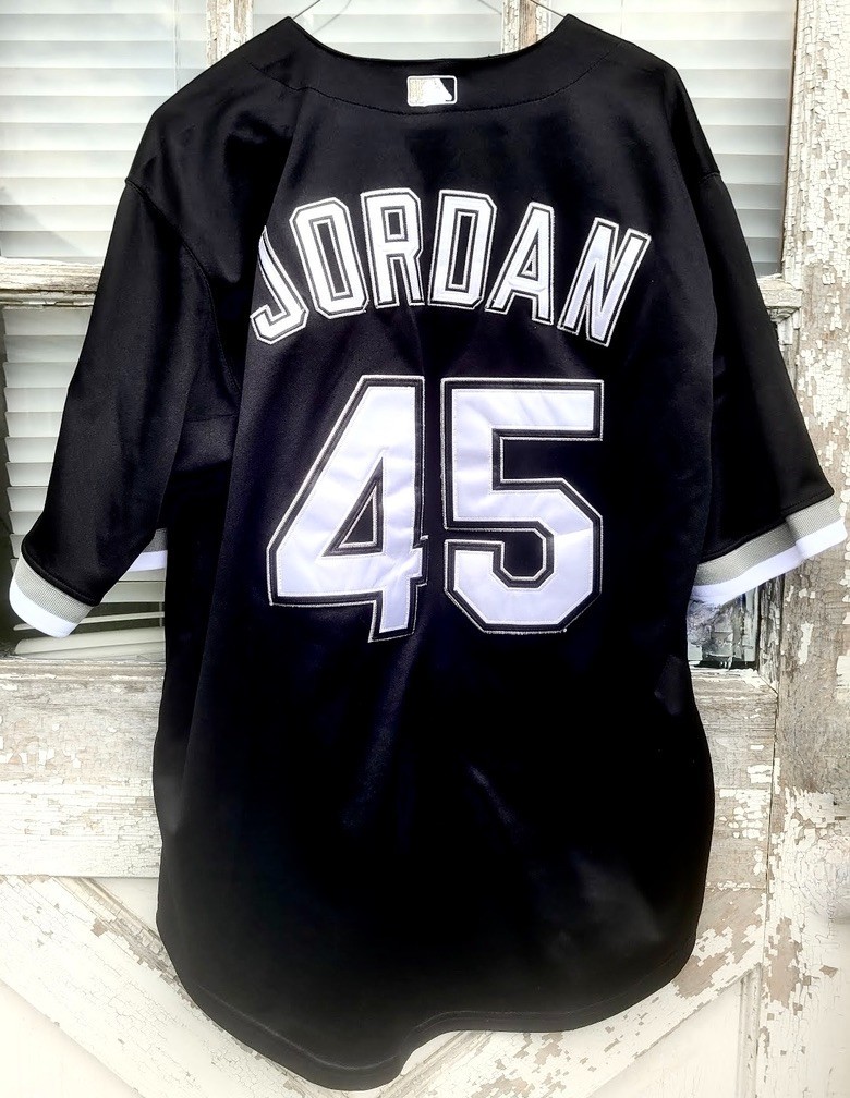 Vintage Majestic Chicago White Sox Jordan 45 Baseball Jersey Mens Large 48 Black Vintage Majestic Chicago White Sox Jordan 45 Baseball Jersey Mens Large 48 Black