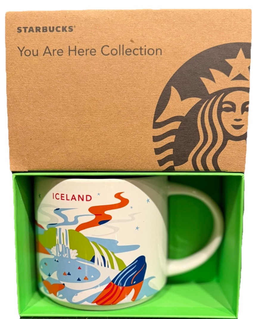 LARGE MUG Starbucks ICELAND Mug 14 oz Been There Series NEW IN BOX 